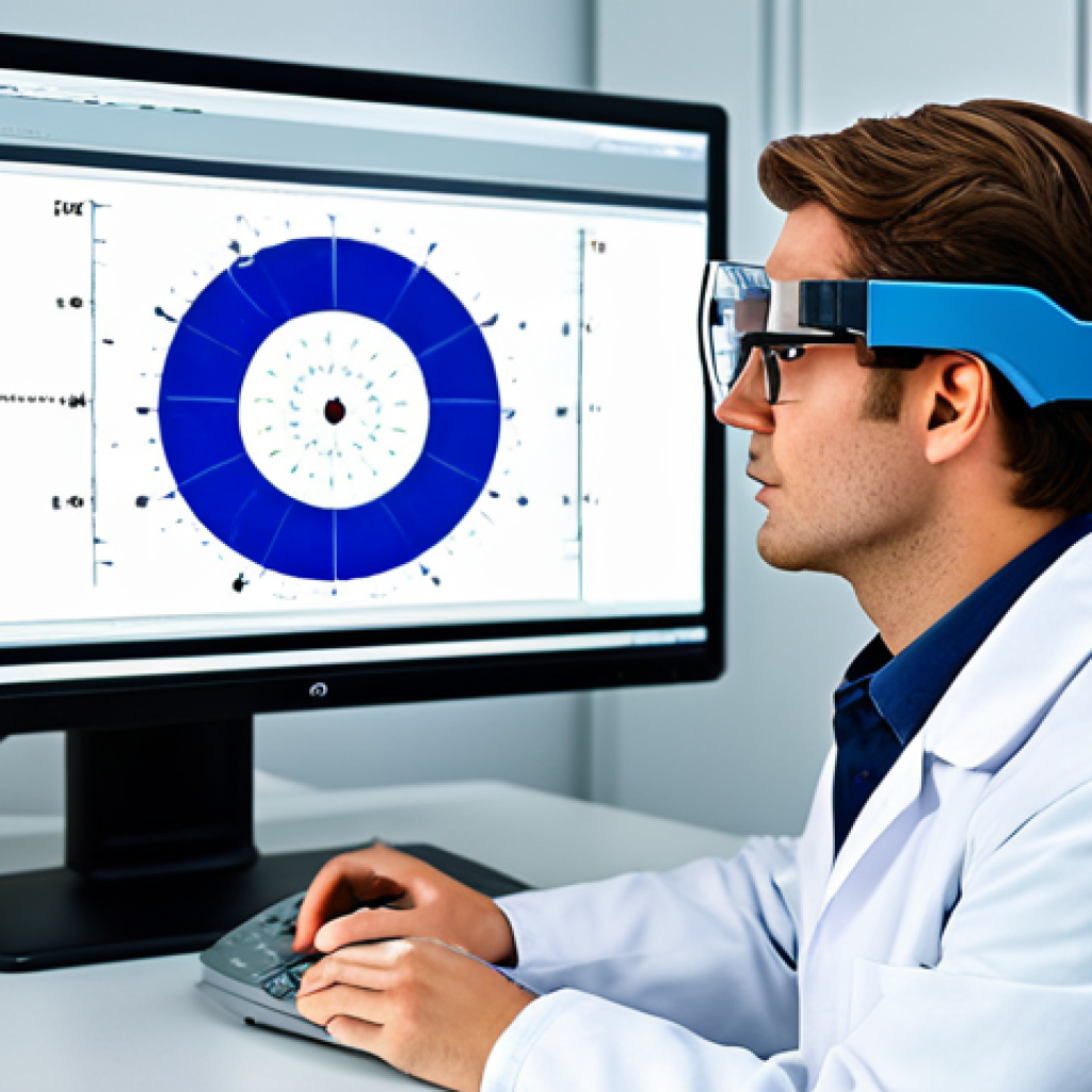 EEG in a Modern Lab**

"A neuroscientist in a clean, modern laboratory setting, analyzing EEG data on a computer screen, wearing a professional lab coat and safety glasses, fully clothed, appropriate content, safe for work, perfect anatomy, correct proportions, professional setting, educational, scientific."

**