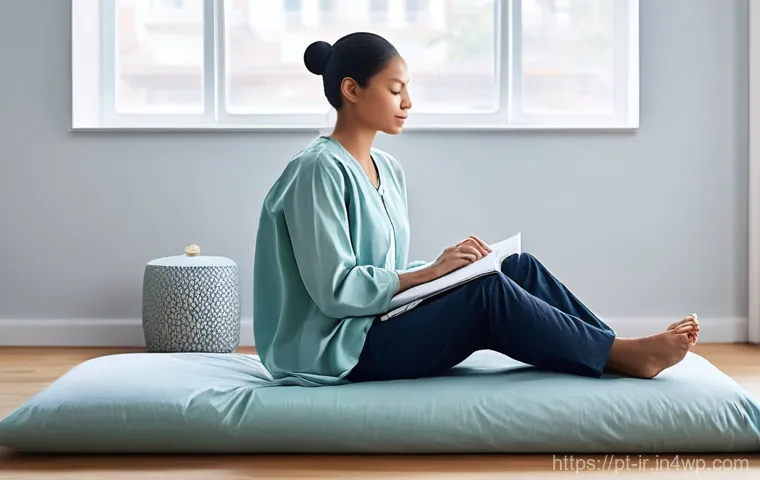 뇌파 측정을 위한 준비 과정 - **Prompt 1: Pre-EEG Hair Preparation**
    "A person, gender-neutral, in their late 20s, with short ...