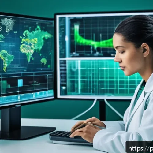 뇌파 데이터의 보안 문제 - A futuristic digital illustration showing a Brazilian research lab focused on brain-computer interfa...